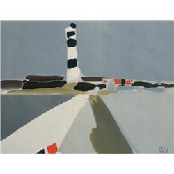NICOLAS DE STAEL Signed Lithograph Russian French Abstract