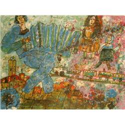 TOBIASSE Signed Colour Litho Chagall 