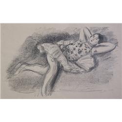 HENRI MATISSE Rare Hand Signed Lithograph 1925