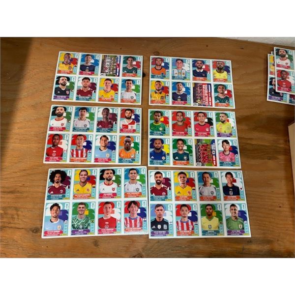 FIFA 2026 Stickers 6 pkg. of 3 Sheets = 18 sheets