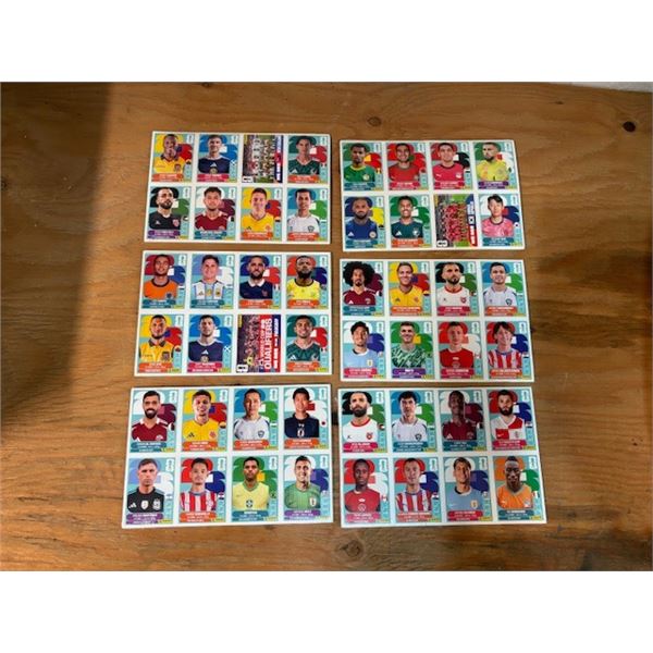 FIFA 2026 Stickers 6 pkg. of 3 Sheets = 18 sheets