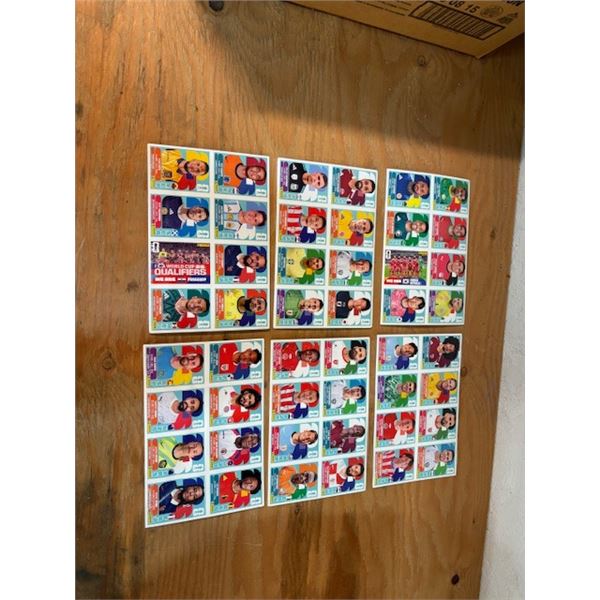 FIFA 2026 Stickers 6 pkg. of 3 Sheets = 18 sheets