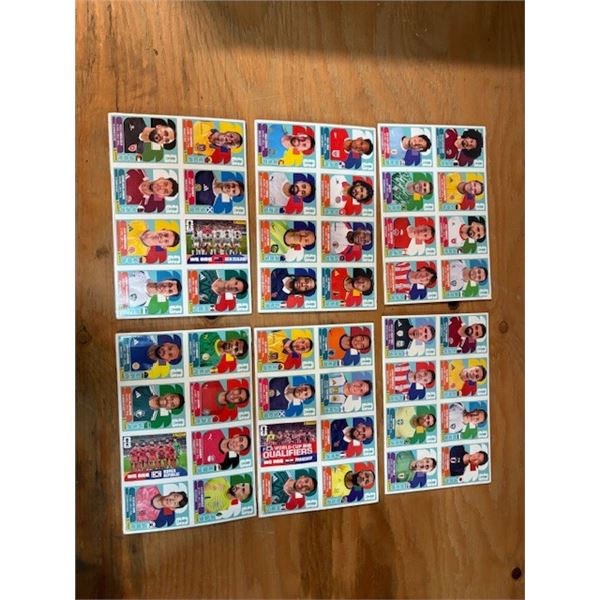 FIFA 2026 Stickers 6 pkg. of 3 Sheets = 18 sheets