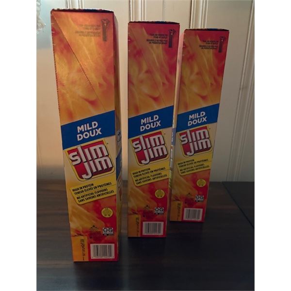 3 boxes Slim Jim Meat Snack = 72 pc.(Best Before 2026 08 15)