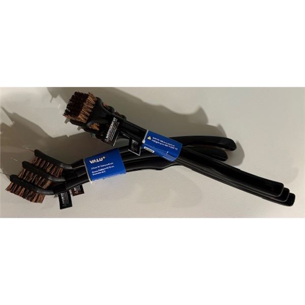 BBQ Brushes (non metal) 2sets of 3