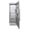 Image 2 : BNIB - Fhiaba 30" Cladded Bottom Compressor Column Refrigerator, RV: $13,450, Stainless Steel Interi
