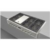 Image 1 : BNIB - Fulgor Milano 48" Sofia Pro Gas Range Top, RV: $6,799, 6 Burners, with Griddle, Stainless Ste