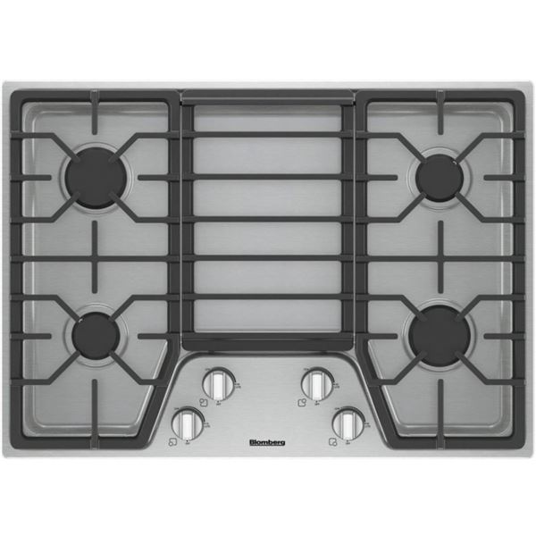 BNIB - Blomberg 30" Gas Cooktop with 4 Burners, Stainless Steel, RV: $1,599 - Model CTG30400SS