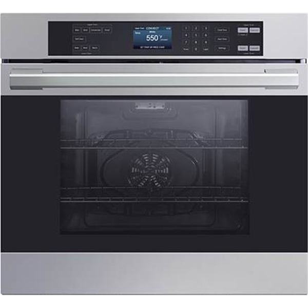 New Open Box - Breda 30" Self-Clean Walloven, Stainless Steel, RV: $1,899 - Model BR30WOSS1