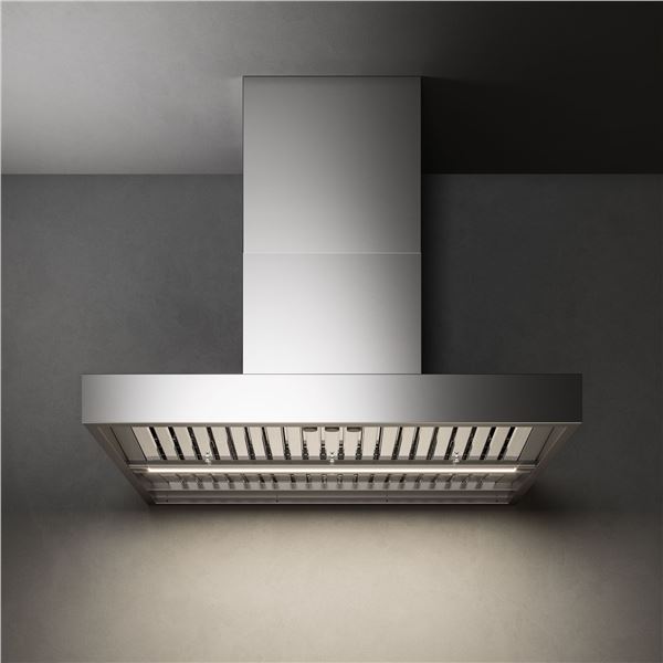 BNIB - Falmec 48" Outdoor T-Shape Pro Wall Hood, RV: $7,900, Baffle Filters, 1200 CFM, 304 Stainless