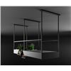 Image 1 : BNIB - Falmec 70" Spazio Island Hood, RV: $9,469, Smoked Glass Shelves, Power Outlets & USB Ports, S