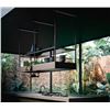 Image 2 : BNIB - Falmec 70" Spazio Island Hood, RV: $9,469, Smoked Glass Shelves, Power Outlets & USB Ports, S