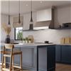 Image 3 : BNIB - Falmec 36" NRS Zeus PRO Wall Mount Range Hood, RV: $4,369, Stainless Steel, 600 CFM, - Model 