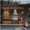 Image 1 : BNIB - Falmec 48" Outdoor Pyramid Style Pro Wall Hood, RV: $5,699, Baffle Filters, 1200 CFM, Stainle