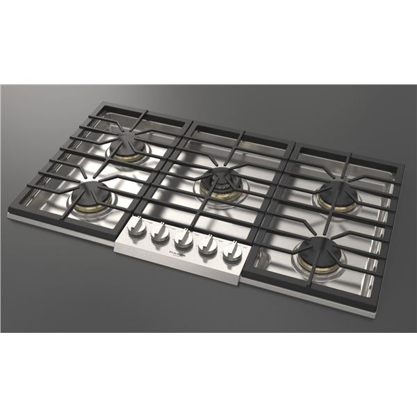 BNIB - Fulgor Milano 36" Sofia Pro Gas Cooktop, 5 Burners, Stainless Steel, RV: $2,699 - Model F6PGK