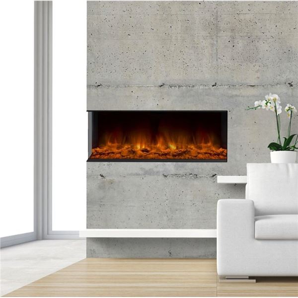 (Lillooet) BNIB - Dynasty Fireplaces Melody Series Fireplace, Black - RV: $2,499 (Model DY-BTS40)