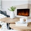Image 3 : (Lillooet) BNIB - Dynasty Fireplaces Melody Series Fireplace, Black - RV: $2,499 (Model DY-BTS40)