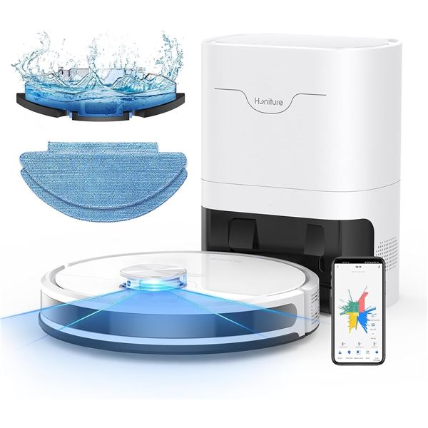 (Lillooet) Open Box HONITURE Q6 SE 3-in-1 Robot Vacuum and Mop (C)