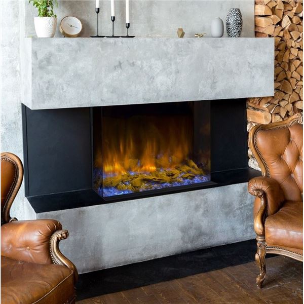 (Lillooet) BNIB - Dynasty Fireplaces Melody Series Fireplace, Black - RV: $2,299 (Model DY-BTS35)