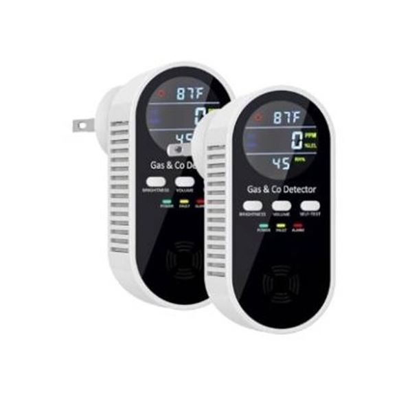 2 pack - FLUNGSKY KH168 Carbon Monoxide Gas Detector