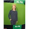 Image 3 : Kate Spade 2-Piece Pajama Set XL Navy Lips
