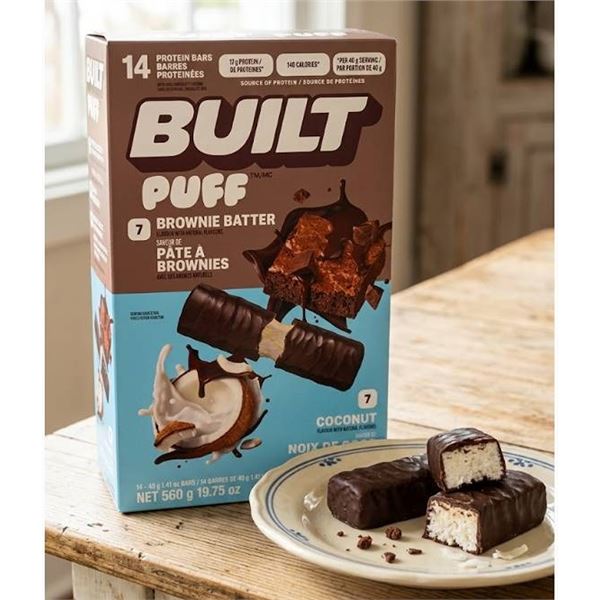 Built Puff Brownie Batter Protein Bars 14-Count