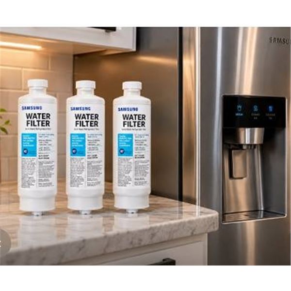 3 Samsung HAF-QIN/EXP Water Filter Cartridges