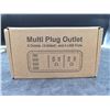 Image 2 : EyGde Multi Plug Outlet 6 Outlets 4 USB