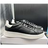 Image 2 : ALDO Men's Black Leather Sneakers Size 9