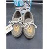 Image 4 : Laurentian Chief Grey Suede Moccasins Women's Size 5