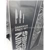 Image 4 : Haugo Ronin Damascus Knife Set 3pc G10 Handle