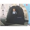 Image 3 : SlumberPod Portable Privacy Pod With Fan, Black/Gray