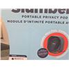 Image 4 : SlumberPod Portable Privacy Pod With Fan, Black/Gray