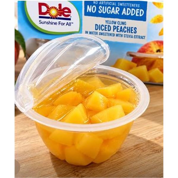 Dole Diced Peaches In Fruit Juice 20-Pack