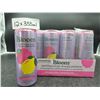 Image 2 : Bloom Raspberry Lemon Sparkling Energy 12x355ml