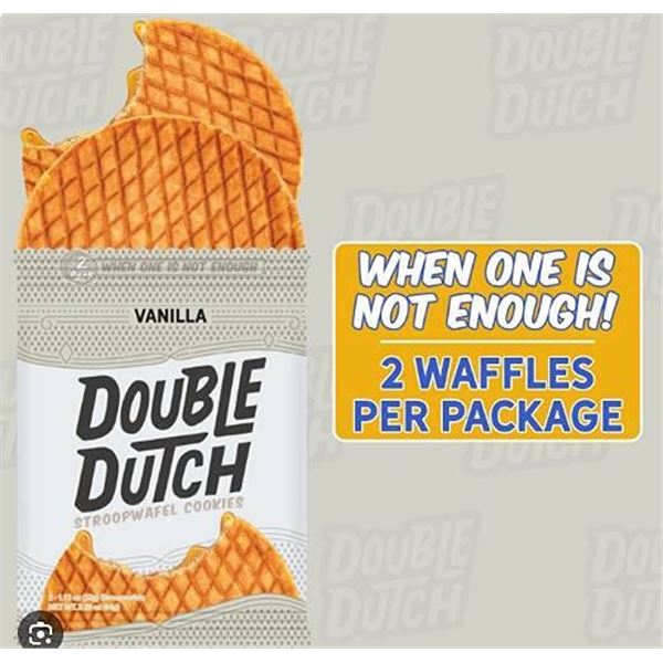 Double Dutch Vanilla Stroopwafels 16 Pack
