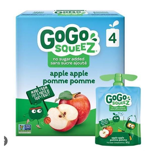 GoGo squeeZ Apple Apple 4x4pk Fruit Sauce
