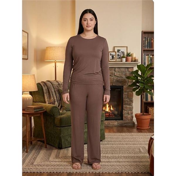 KEES 2-Piece Lounge Set XL Brown