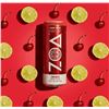 Image 1 : Zoa Cherry Limeade Energy Drink 12x355ml Zero Sugar