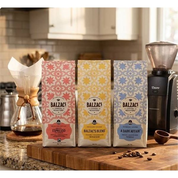 Balzac's Coffee 3 Bag Assortment 340g Each