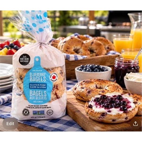 Little Northern Bakehouse Gluten Free Bagels 6x400g