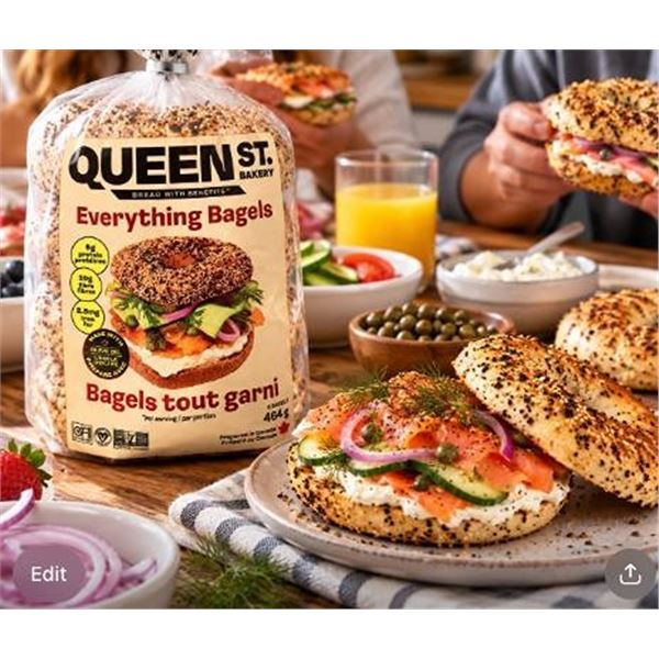 Queen St. Superfood Everything Bagels 5x464g