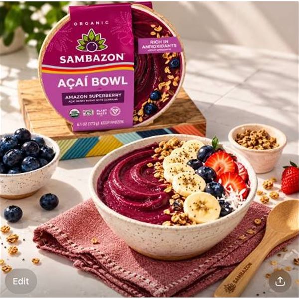 Sambazon Amazon Superberry AÃ§aÃ­ Bowls 8x173g
