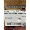 Image 3 : Buckhead Pride Beef Sliced 2mm 5.5lb Frozen