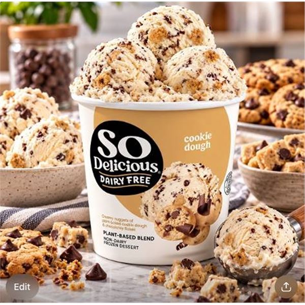So Delicious Cookie Dough Non-Dairy Dessert 6x500ml