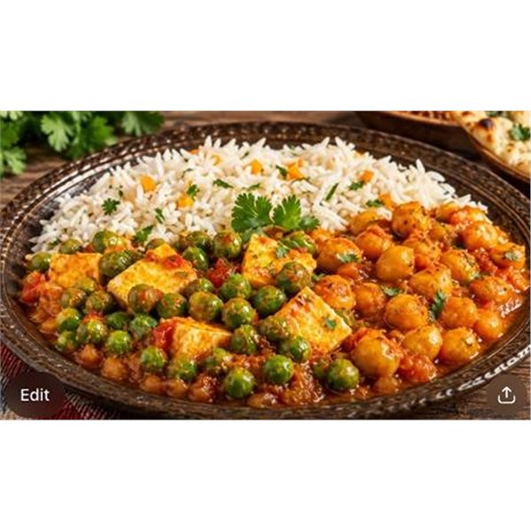 Amy's Mattar Paneer Frozen Meal 12-Pack
