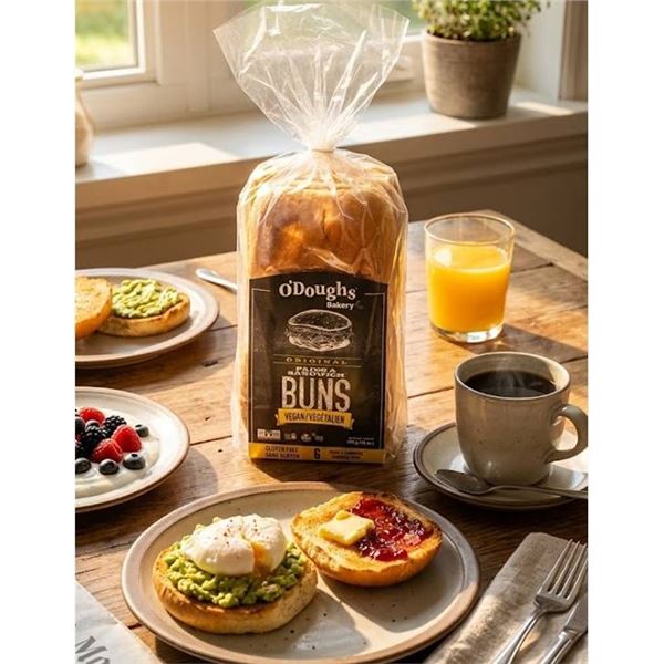 O'Doughs Gluten Free Vegan Sandwich Buns 6x510g