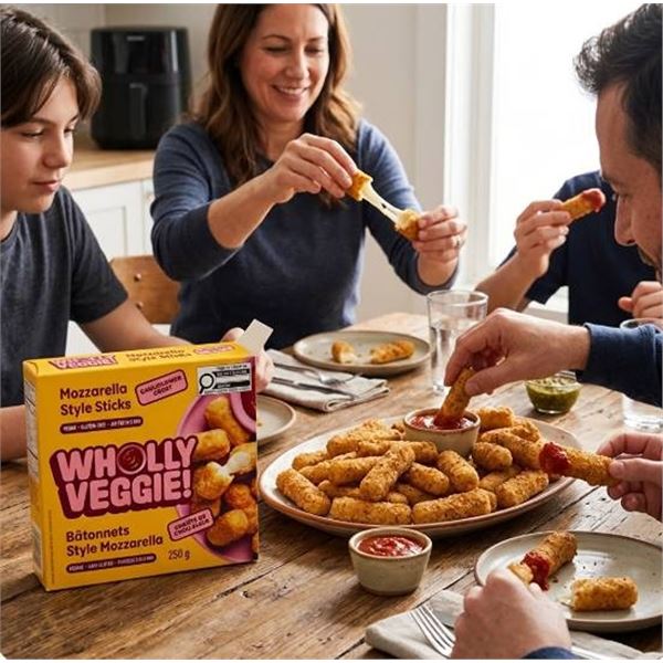 Wholly Veggie Mozzarella Sticks 8x250g
