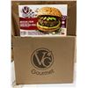 Image 2 : VG Gourmet Mexican 3 Bean Plant-Based Burgers 12x400g
