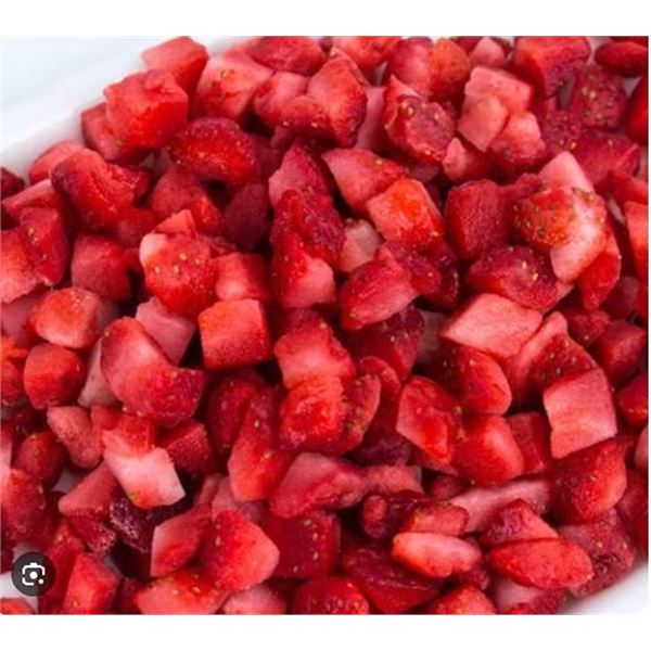 Fennec Frozen Diced Strawberries 5x1kg